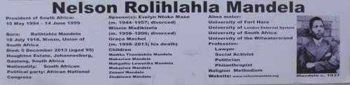 Poster - Nelson Mandela - original - Unused