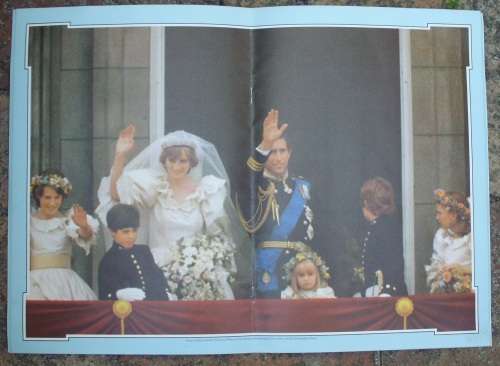 Book - Souvenier Royal Wedding - Diana + Charles  - 1981