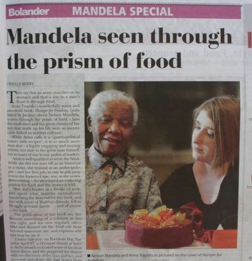 Newspaper - Bolander - Tribute to Nelson Mandela - 2013