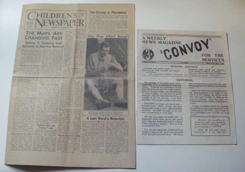 WW2 Newspapers - Britain x 2