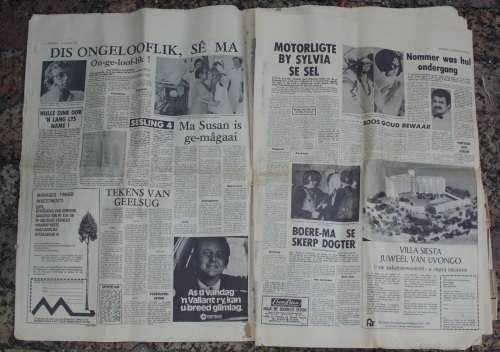 Newspaper - Rosenkowitz Sextupletz - Rapport 1974