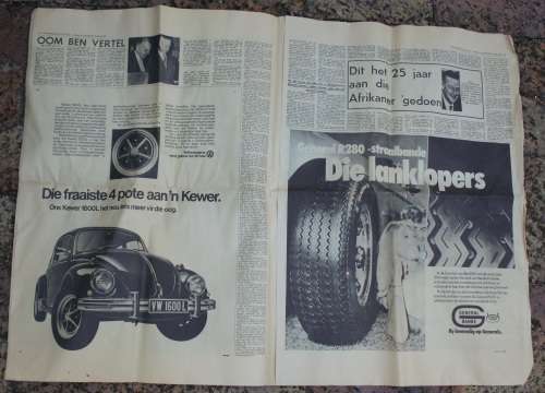 Newspaper - 25 Years Comm. National Party - 1968