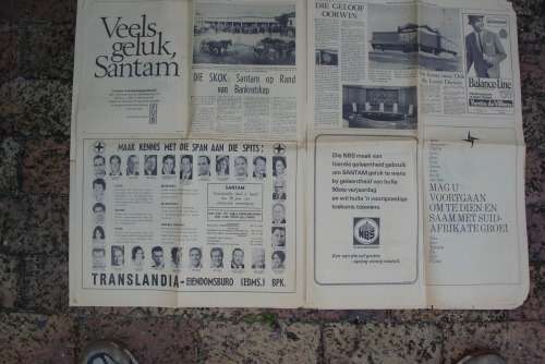 Newspaper - 25 Years Comm. National Party - 1968