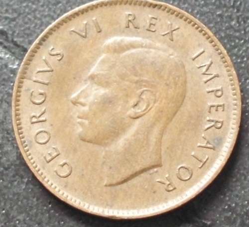 Coin -SA Farthing 1943 A - AU