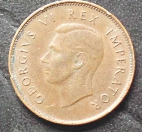 Coin -SA Farthing 1943 C - EF