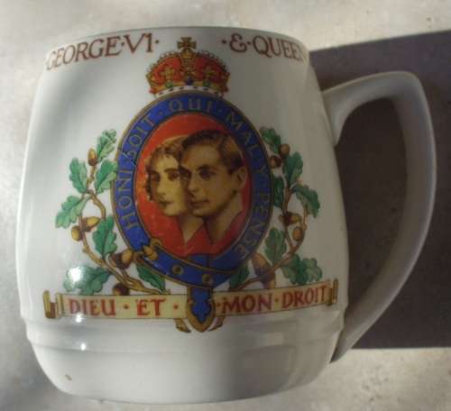 Coffee Cup - King George/Queen Elizabeth - Coronation 1937 A
