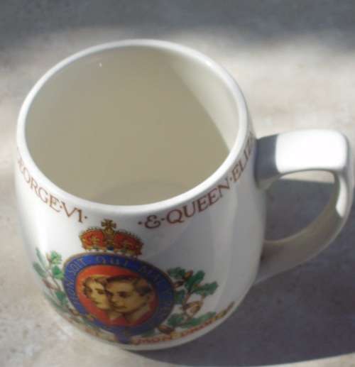 Coffee Cup - King George/Queen Elizabeth - Coronation 1937 A