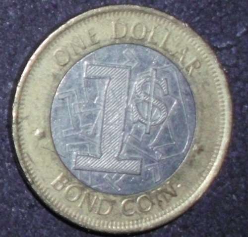 Coin - Zimbabwe One Dollar - Bond Coin 2016
