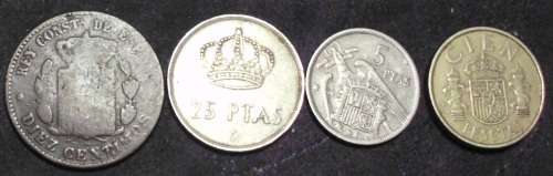 Coin - Spain - Mixed Lot x 4