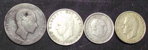 Coin - Spain - Mixed Lot x 4