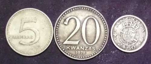 Coin - Angola x 3 - Mixed Lot