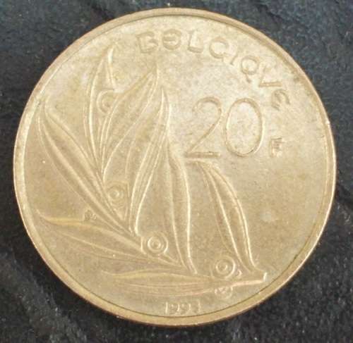 Coin - Belgium 20 francs 1993 - EF