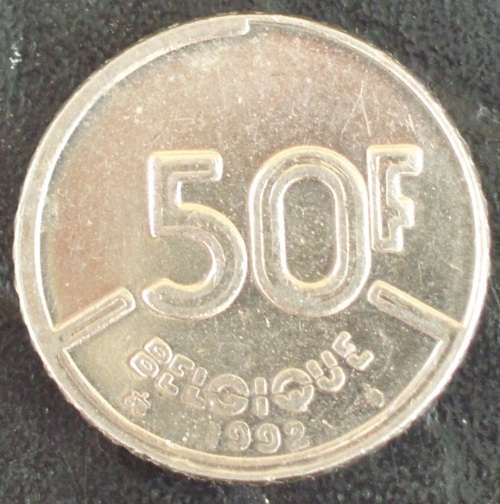 Coin - Belgium 50 Francs 1992 - EF
