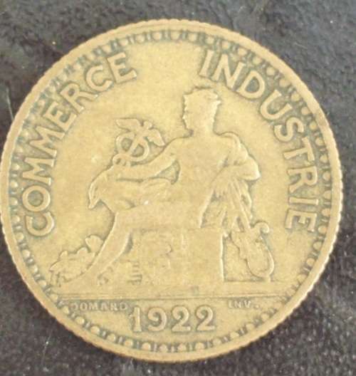 Coin - France 1 Franc 1922 - Fine