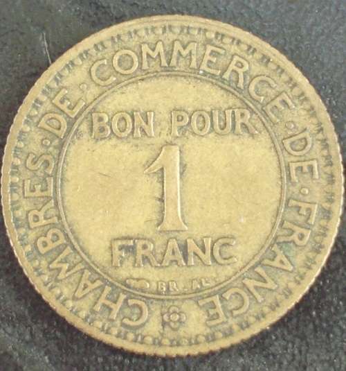 Coin - France 1 Franc 1922 - Fine