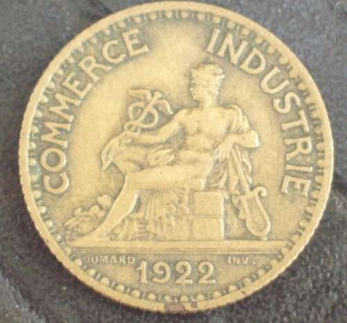 Coin - France 1 Franc 1922 - EF