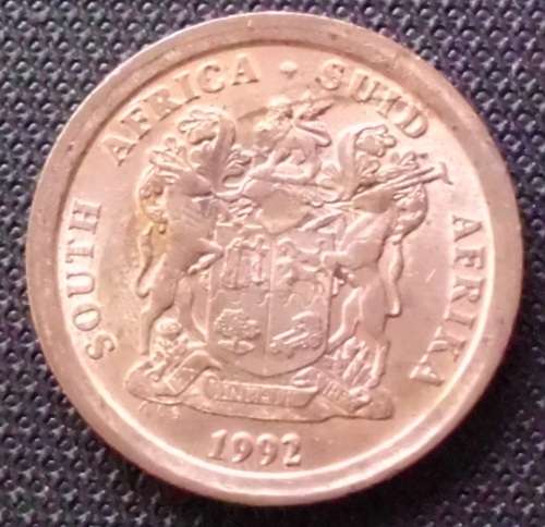 Coin - RSA 5 Cents 1992 error