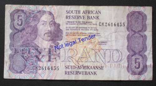 Banknote RSA - R5 Stals - Fine
