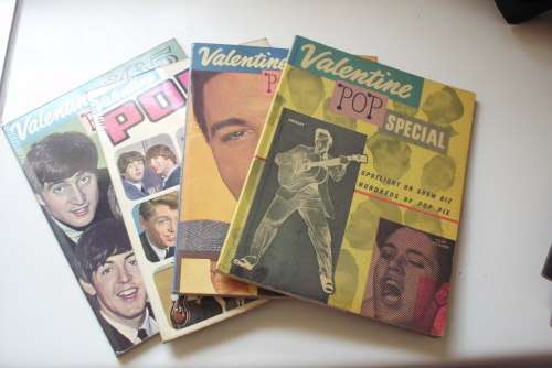 Magazines x 4 - Valentine Pop - 1960s - Rare