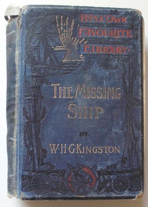 Book - The Missing Ship - Undated - antique - W.H.G. Kingston