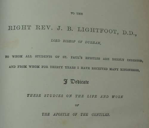 Book - The Life And works Of St.Paul - F.W.Farrar - 1884