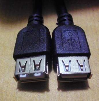 cables usb female to usb female!