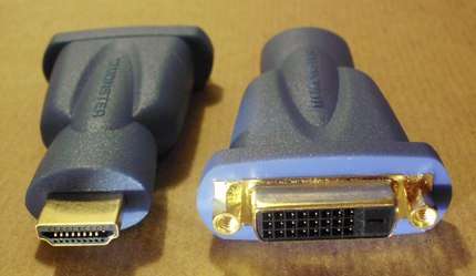 Connector hdmi male to dvi female!