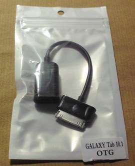 Samsung galaxy tab otg cable!