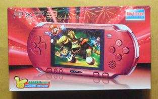 Rechargable pxp gaming console with 1,000,000 games!