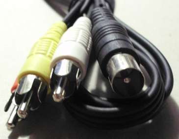 Cable rf to rca!
