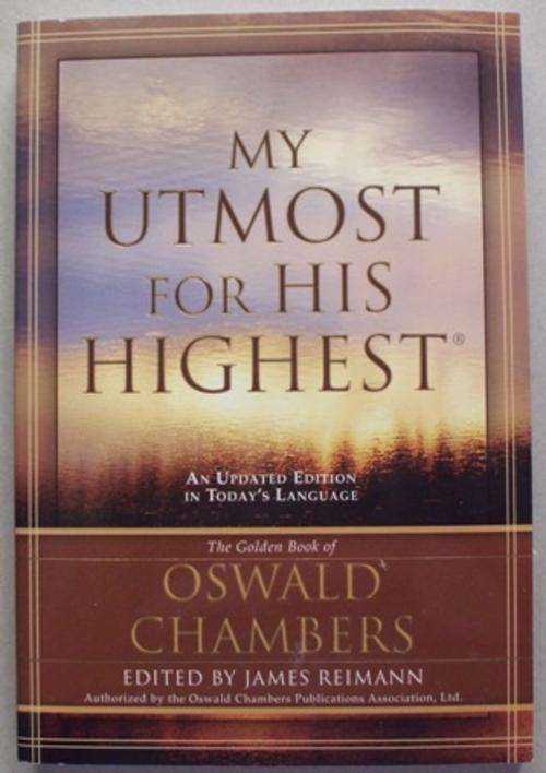 Book- my utmost for his highest.