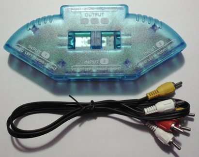 Rca splitter 3-1.