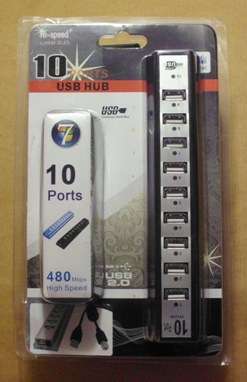 Usb 10 port powered hub.