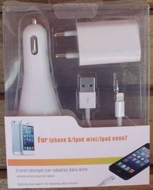 Iphone 5-ipad mini charging set
