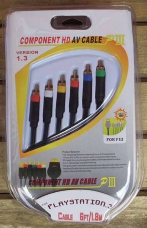 PS3 component hd av cable 1080p