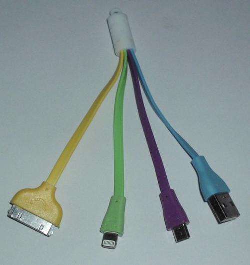 Cable usb 3-1 with lights for I5, Samsung and Blackberry.