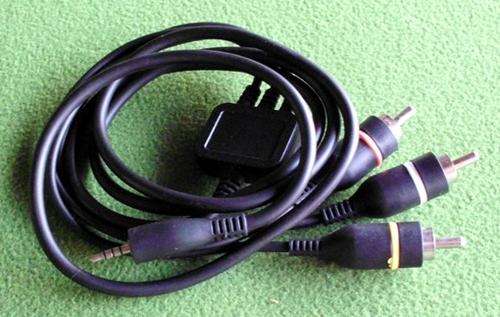 Cable 2,5mm nokia stereo to RCA x 3
