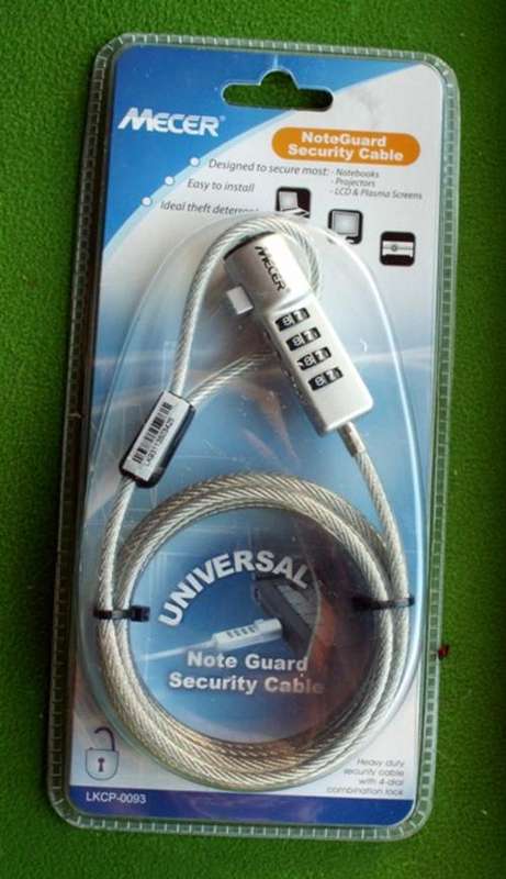 Laptop combination lock Mecer 2m.