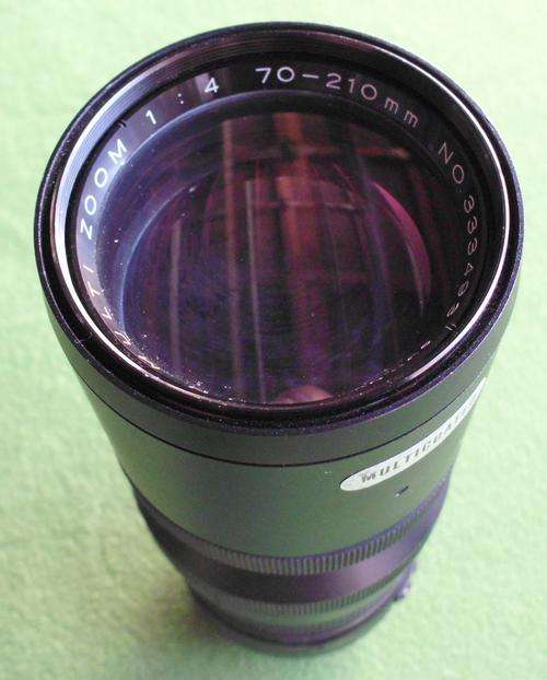 Sun multi-zoom lens 1,4 70-210mm for pentax ES mount.