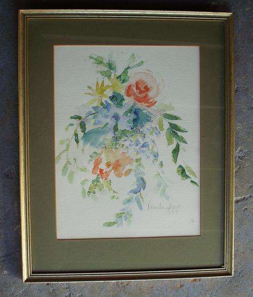 Watercolour painting by "Pamela Lowe" 1989.