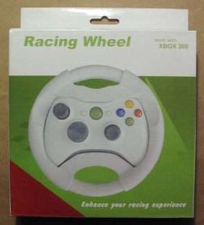 Xbox 360 racing wheel.