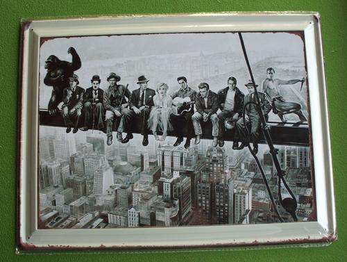New sign metal "Charlie Chaplin, james Dean, Elvis, etc.