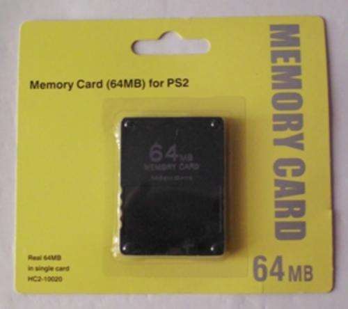 PS2 Memory cards 64mb.