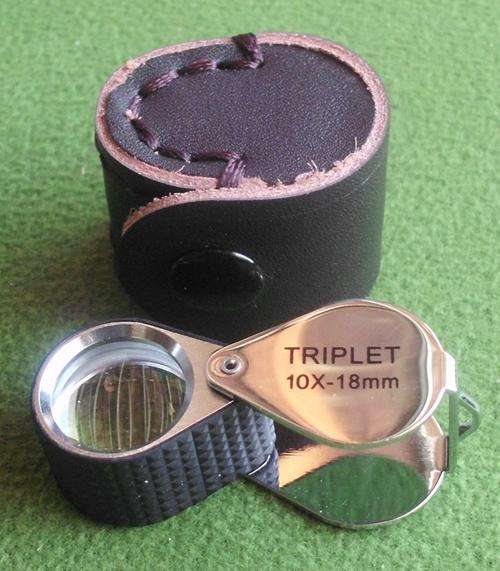 Loupe triplet lenses 10x  18mm