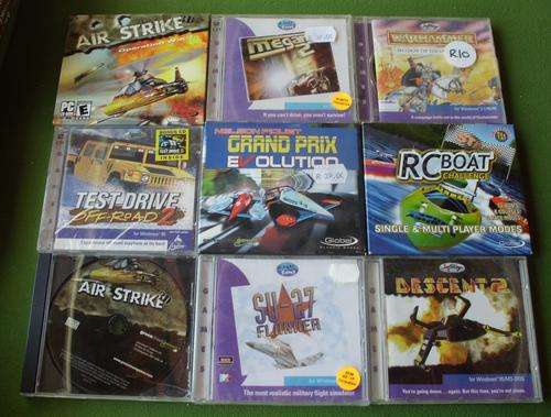 PC cd games 9pce lot 6
