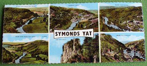 Postcard Symonds Yat, UK Harvey Barton & son ltd