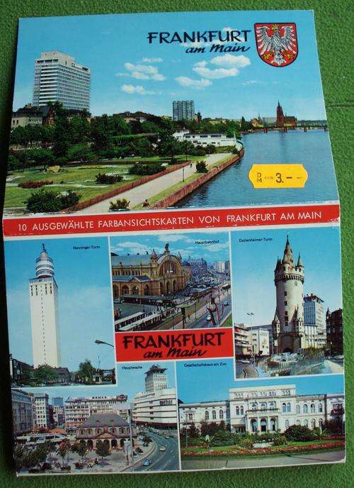 Postcards set of 10 Frankfurt