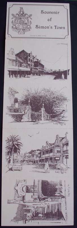 Postcard set of Simonstown foldable