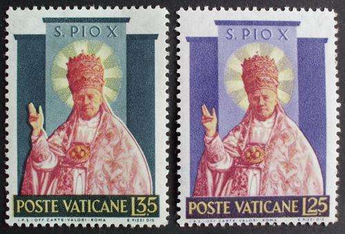 Stamps Vatican City 1954 ST.Piox
