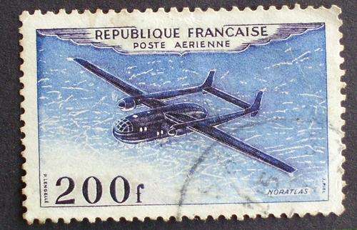 Stamps France 1954 very rare used